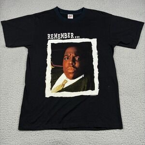 Vintage 1997 Notorious B.I.G. Biggie Smalls Remember Rap Tee T-Shirt Men's Large